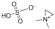 1,1-dimethylaziridinium hydrogen sulphate Structure