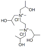 ethylenebis[bis(2-hydroxypropyl)methylammonium] dichloride Structure