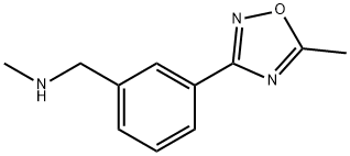 N-METHYL-N-[3-(5-METHYL-1,2,4-OXADIAZOL-3-YL)BENZYL]AMINE Structure