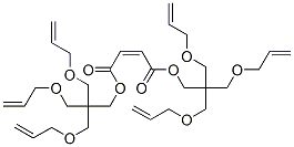 bis[3-(allyloxy)-2,2-bis[(allyloxy)methyl]propyl] maleate Structure