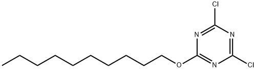2,4-dichloro-6-(decyloxy)-1,3,5-triazine Structure