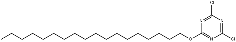 2,4-dichloro-6-(octadecyloxy)-1,3,5-triazine Structure