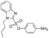2-(4-aminophenyl)-1-butyl-1H-benzimidazolesulphonic acid  Structure
