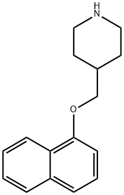 4-[(1-NAPHTHYLOXY)METHYL]PIPERIDINE Structure