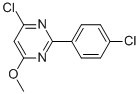 4-CHLORO-2-(4-CHLOROPHENYL)-6-METHOXYPYRIMIDINE Structure