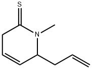 2(1H)-Pyridinethione,  3,6-dihydro-1-methyl-6-(2-propen-1-yl)- Structure