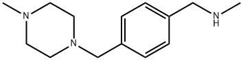 N-METHYL-N-[4-[(4-METHYLPIPERAZIN-1-YL)METHYL]BENZYL]AMINE Structure