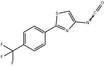 4-ISOCYANATO-2-[4-(TRIFLUOROMETHYL)PHENYL]-1,3-THIAZOLE Structure