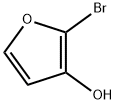 3-Furanol,  2-bromo- Structure