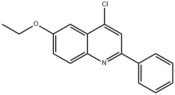 4-Chloro-6-ethoxy-2-phenylquinoline Structure