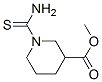 3-Piperidinecarboxylic  acid,  1-(aminothioxomethyl)-,  methyl  ester Structure