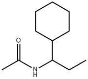 Acetamide,  N-(1-cyclohexylpropyl)- Structure