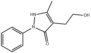 4-(2-Hydroxyethyl)-5-Methyl-2-phenyl-1H-pyrazol-3(2H)-one Structure