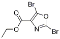 Ethyl 2,5-dibroMooxazole-4-carboxylate Structure