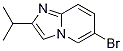 IMidazo[1,2-a]pyridine, 6-broMo-2-(1-Methylethyl)- Structure