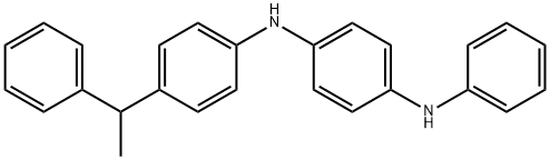 N-phenyl-N'-[4-(1-phenylethyl)phenyl]benzene-1,4-diamine Structure
