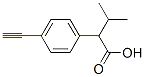 Benzeneacetic acid, 4-ethynyl--alpha--(1-methylethyl)- (9CI) Structure