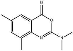 2-(dimethylamino)-6,8-dimethyl-4H-3,1-benzoxazin-4-one Structure