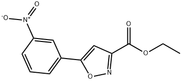 Ethyl 5-(3-Nitrophenyl)isoxazole-3-carboxylate Structure