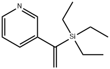 Pyridine, 3-[1-(triethylsilyl)ethenyl]- (9CI) Structure