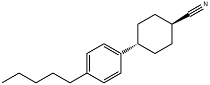 4-(TRANS-4'-N-PENTYLCYCLOHEXYL)BENZONITRILE Structure