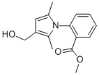 2-[3-(HYDROXYMETHYL)-2,5-DIMETHYL-1H-PYRROL-1-YL]-BENZOIC ACID METHYL ESTER Structure
