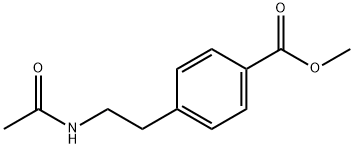 METHYL 4-(2-ACETYLAMINOETHYL)BENZOATE Structure