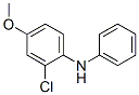 N-(2-Chloro-4-methoxyphenyl)aniline Structure