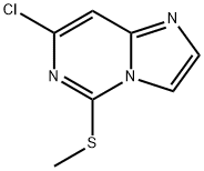7-chloro-5-(Methylthio)iMidazo[1,2-c]pyriMidine Structure