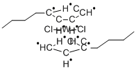 BIS(BUTYLCYCLOPENTADIENYL)TUNGSTEN DICHLORIDE Structure
