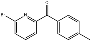 6-BROMO-2-PYRIDYL P-TOLYL KETONE Structure