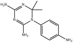 1-(4-Aminophenyl)-1,6-dihydro-6,6-dimethyl-1,3,5-triazine-2,4-diamine Structure