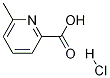 2-Pyridinecarboxylic acid, 6-Methyl-, hydrochloride Structure