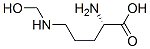 L-Ornithine, N5-(hydroxymethyl)- (9CI) Structure