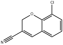 8-CHLORO-2H-CHROMENE-3-CARBONITRILE Structure