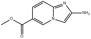 2-AMINO-IMIDAZO[1,2-A]PYRIDINE-6-CARBOXYLIC ACID METHYL ESTER Structure