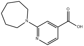 2-AZEPAN-1-YL-ISONICOTINIC ACID HYDROCHLORIDE Structure