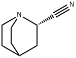 1-Azabicyclo[2.2.2]octane-2-carbonitrile, (2S)- Structure