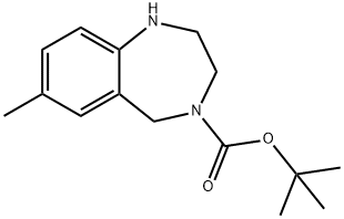 4-BOC-7-METHYL-2,3,4,5-TETRAHYDRO-1H-BENZO[E][1,4]DIAZEPINE Structure