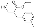ETHYL 2-METHYLAMINOMETHYL-3-M-TOLYL-PROPIONATE Structure