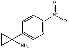 Cyclopropanamine, 1-(4-nitrophenyl)- Structure
