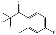 2'-METHYL-2,2,2,4'-TETRAFLUOROACETOPHENONE Structure