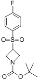 3-(4-FLUORO-BENZENESULFONYL)-AZETIDINE-1-CARBOXYLIC ACID TERT-BUTYL ESTER Structure