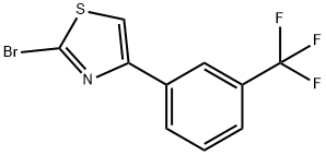 2-BROMO-4-[3-(TRIFLUOROMETHYL)PHENYL]THIAZOLE Structure