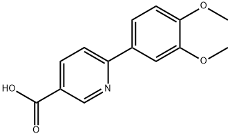 6-(3,4-Dimethoxyphenyl)-nicotinic acid Structure