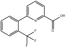 6-(2-Trifluoromethylphenyl)-picolinic acid Structure