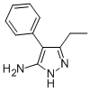 3-ethyl-4-phenyl-1H-pyrazol-5-amine Structure