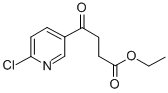 ETHYL 4-(4-CHLORO-3-PYRIDYL)-4-OXOBUTYRATE Structure