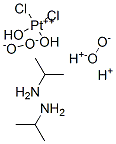 dichlorobis(isopropylamine) dihydroxyplatinum IV-hydrogen peroxide Structure