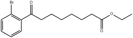 ETHYL 8-(2-BROMOPHENYL)-8-OXOOCTANOATE Structure